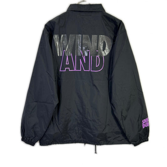 WIND AND SEA ウィンダンシー 【×SNKR DUNK】WDS-SNKR-2-08 ブラック ナイロン コーチジャケット ジャケット