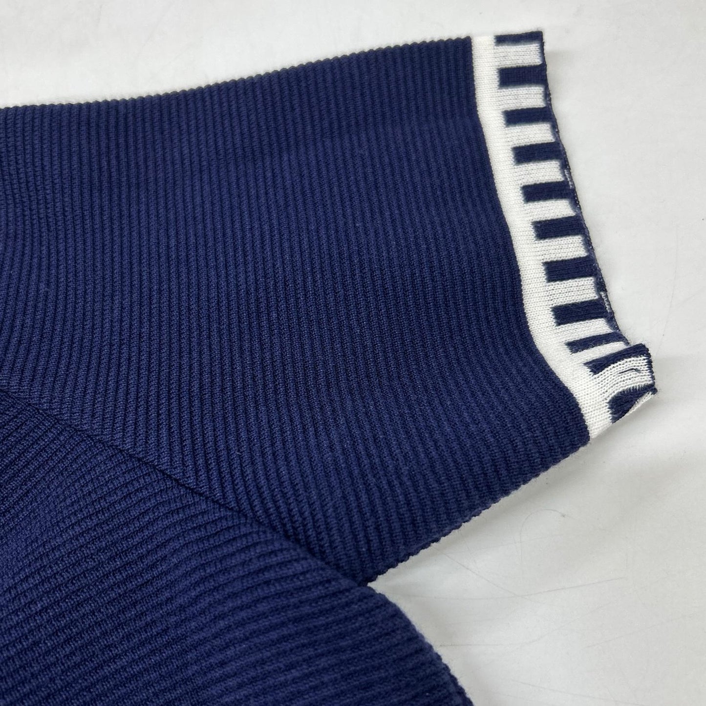 【SALE】 YvesSaintLaurent イヴサンローラン ネイビー レーヨン 半袖ワンピース ワンピース