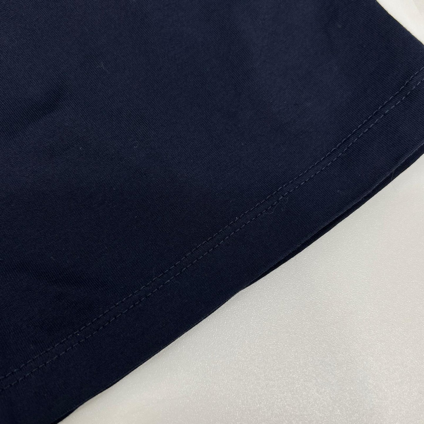 PRADA プラダ UJL879 ネイビー ポケット付き 長袖 コットンTシャツ トップス