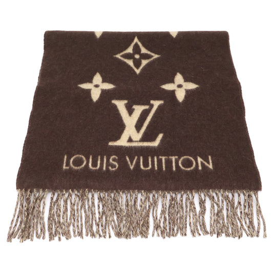 LOUIS VUITTON ルイヴィトン 【即決/国内正規】エシャルプ レイキャビック モノグラム カシミヤ フリンジ マフラー