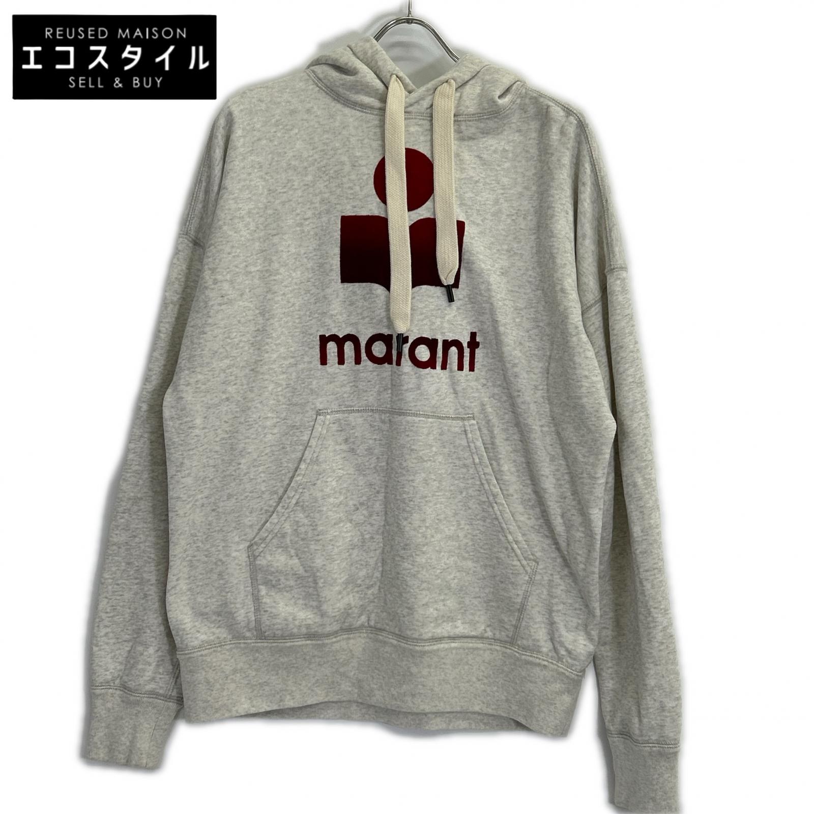 ISABEL MARANT イザベルマラン フロントロゴ ライトグレー スウェット
