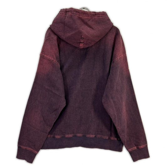 DIESEL ディーゼル レッド デニム D-UM-RIB-NE パーカー トップス