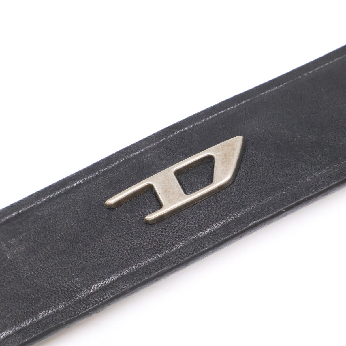 DIESEL ディーゼル 【美品】B-1DR デニム カウレザー ベルト