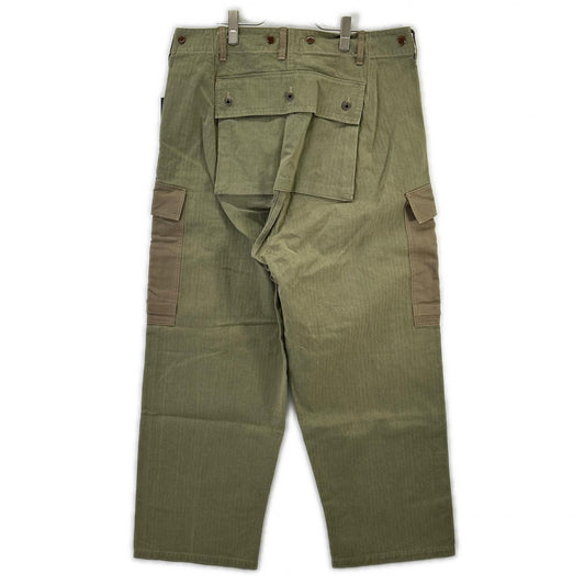 NIGEL CABOURN ナイジェルケーボン 8052-00-50005 カーキ 40s MONKEY ヘリンボーン カーゴ パンツ ボトムス