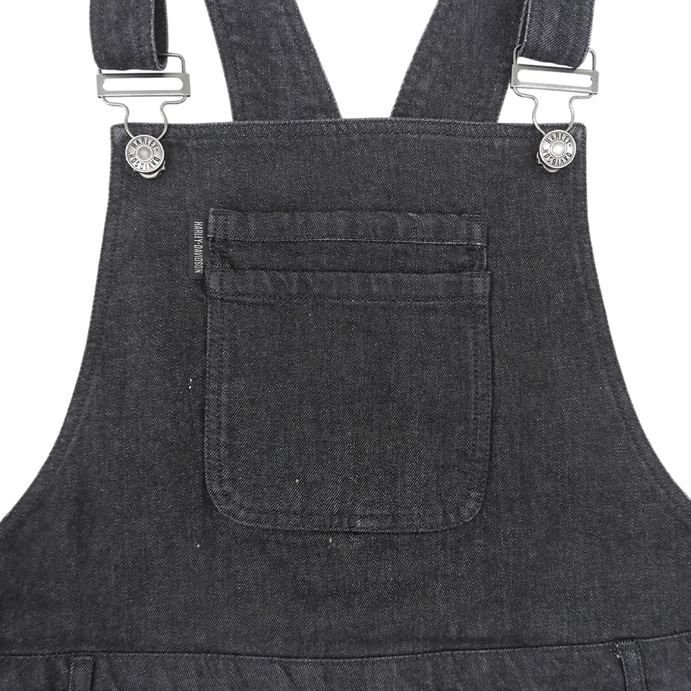 HARLEY DAVIDSON Harley-Davidson denim overalls women's black 28 96290-23VW/2800 overalls jumpsuit