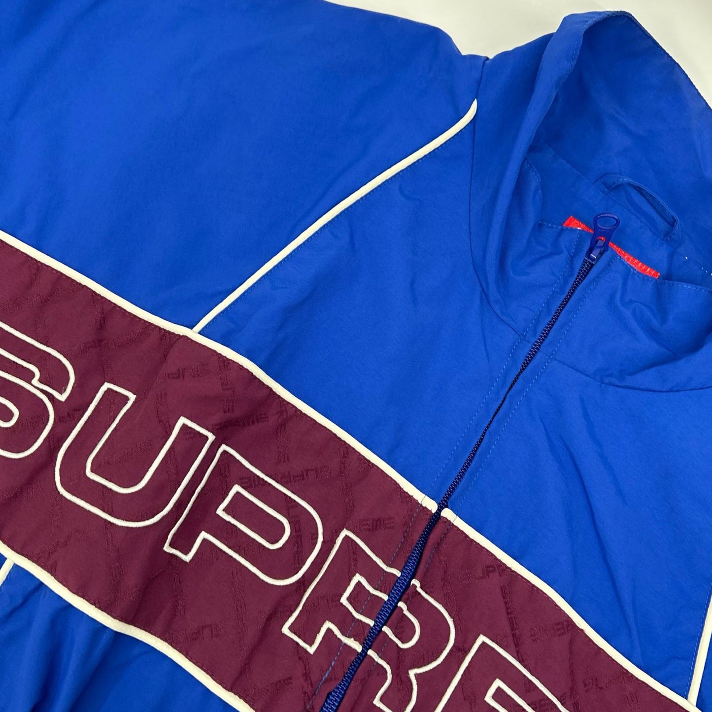 Supreme シュプリーム 22AW ブルー Jacquard Panel Track Jacket ジャケット