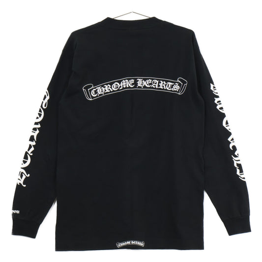 Chrome hearts クロムハーツ OLD オールド アームロゴ スクロールラベルプリント ポケット 長袖Tシャツ トップス