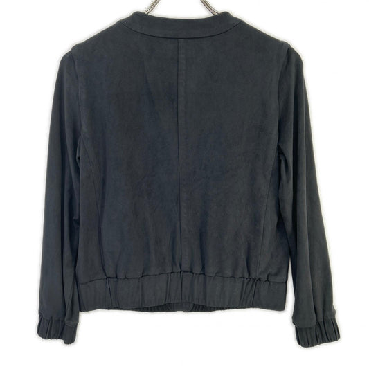 TATRAS タトラス LTA18A4644 ブラック BLAZER ノーカラー スエード ジャケット ジャケット