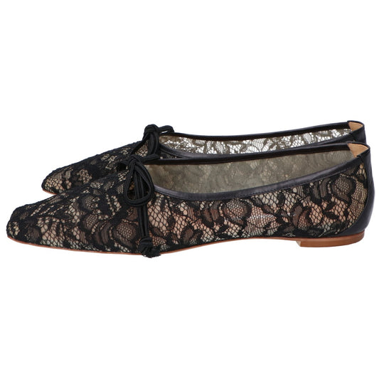 pippichic Pippichic black lace Amber ballet flats shoes