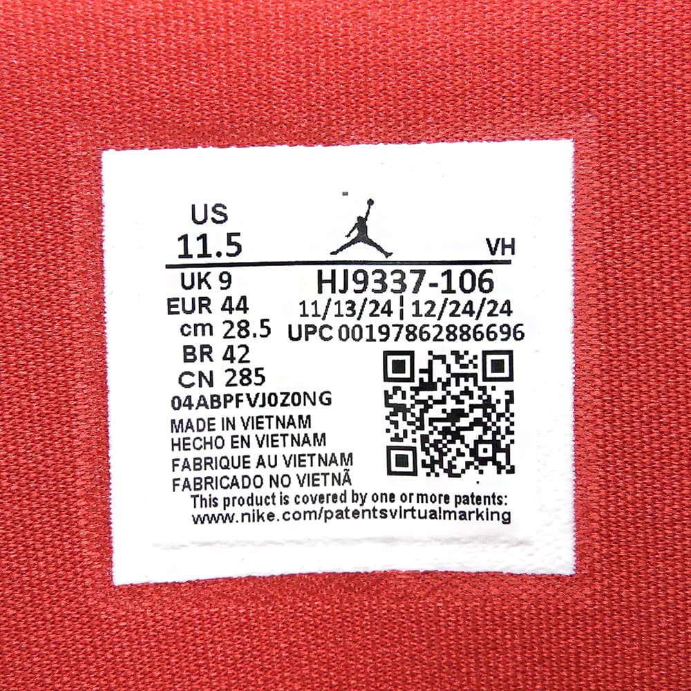 NIKE Nike Unused Air Jordan 1 Mid SE Shoes Women's Red × White 28.5cm HJ9337-106 Shoes