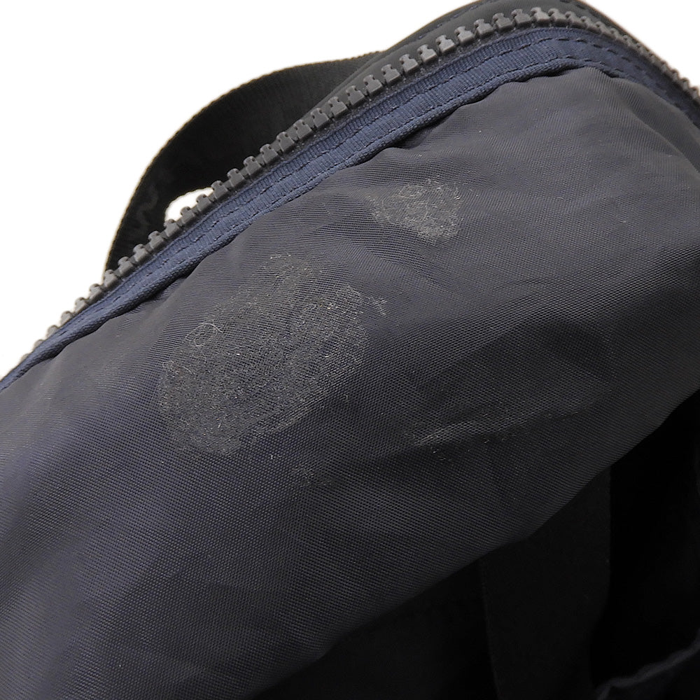 loopwheeler cotton and nylon backpack, daypack for men, dark navy and gray, backpack, daypack
