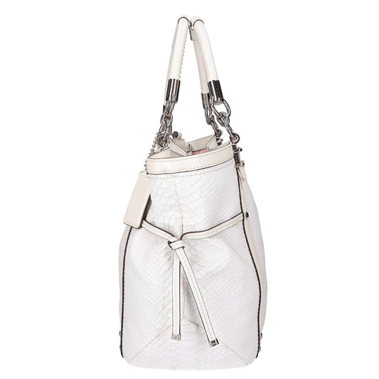 COACH コーチ 【美品】19585 パイソンレザー 2WAYショルダー トートバッグ