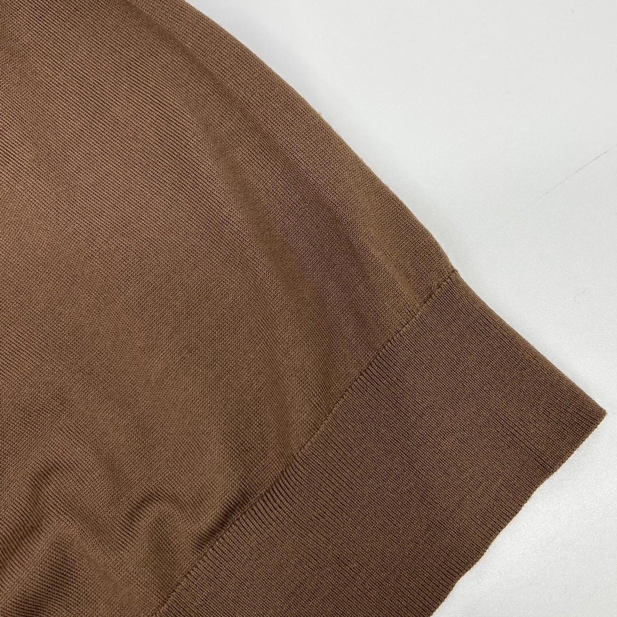 SOVEREIGN Sovereign 1113-1-065147 Brown High-Gauge Crewneck Knit Tops