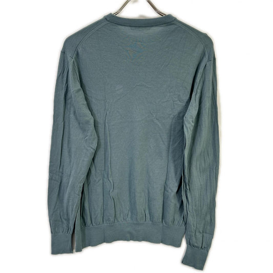 UNITED ARROWS ユナイテッドアローズ ブルー ハイゲージ クルーネックニット トップス