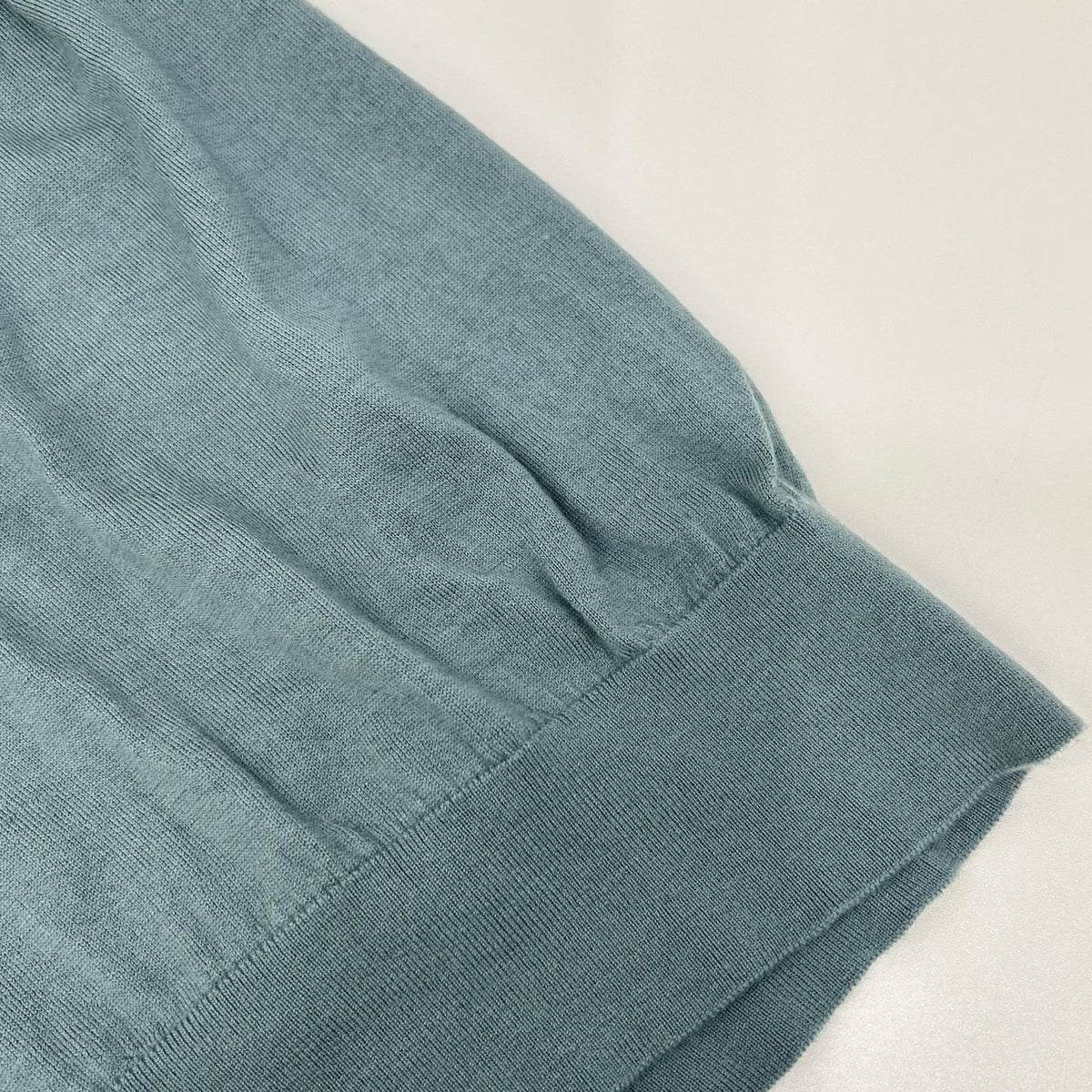 UNITED ARROWS United Arrows Blue High-gauge crew-neck knit Top