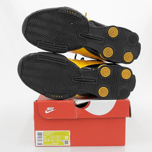 NIKE ナイキ ショックス BB4 スニーカー シューズ メンズ ブラック×イエロー 27cm AT7843-002 シューズ