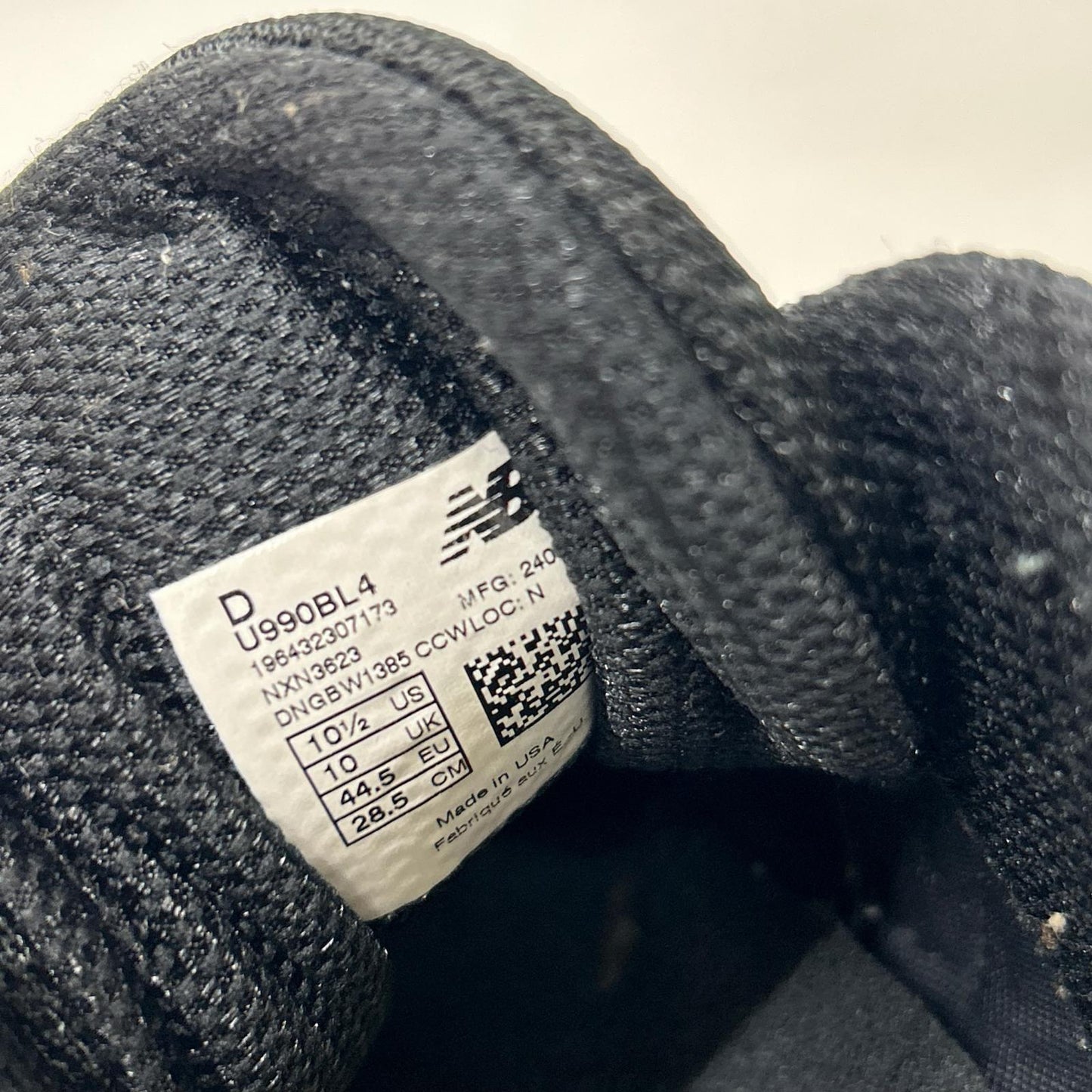 NEW BALANCE ニューバランス U990BL4 Made in USA 990v4 Core ローカットスニーカー シューズ