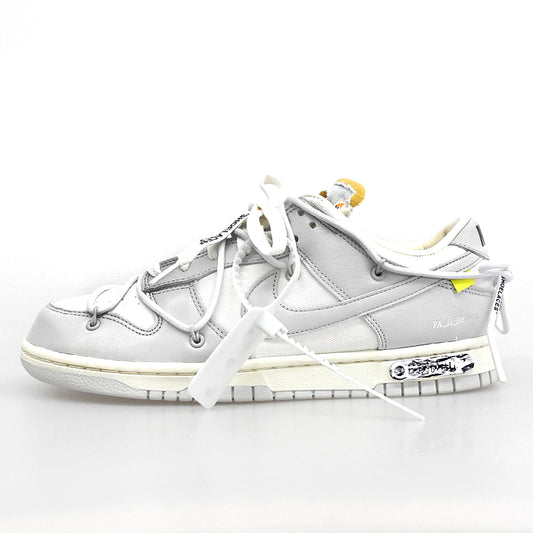 NIKE ナイキ 新品同様 Dunk Low 1 of 50 Lot.49 シューズ メンズ ホワイト/グレー 26.5cm DM1602-123 シューズ