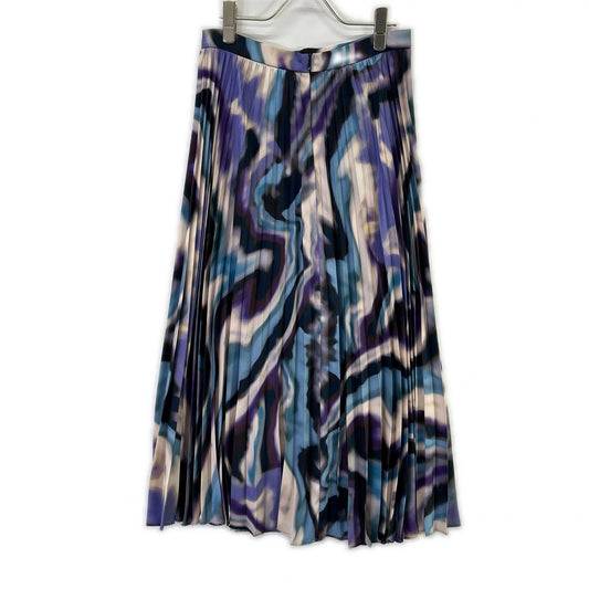 MARELLA マレーラ 23310603382 Blue Tones Tolone Pleated Skirt Skirt