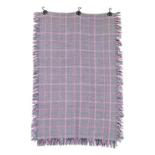 Max Mara WEEKEND Max Mara Weekend 【Like new】Houndstooth fringe stole