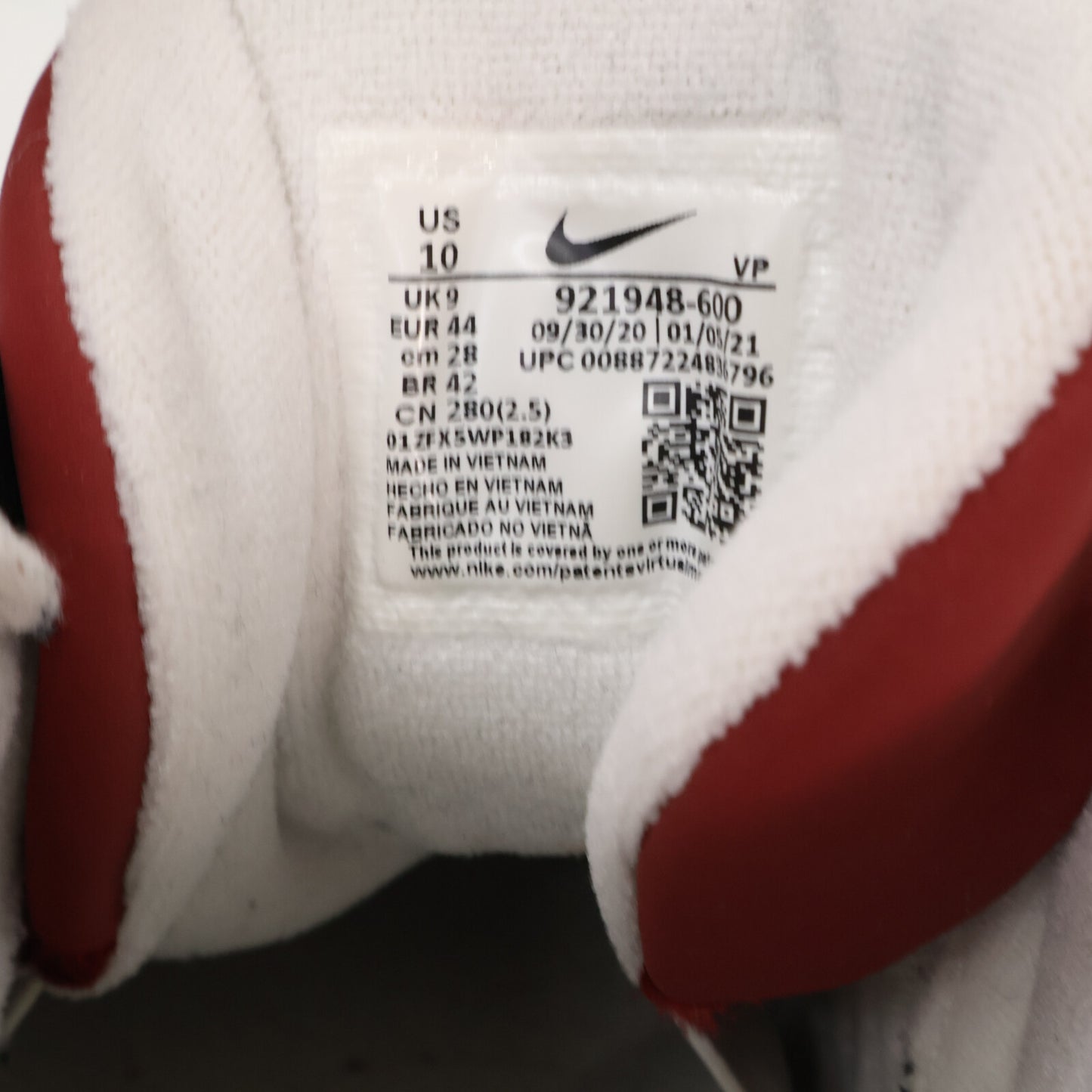 NIKE ナイキ 921948-600 AIR MORE UPTEMPO 96 エア モア アップテンポ スニーカー シューズ