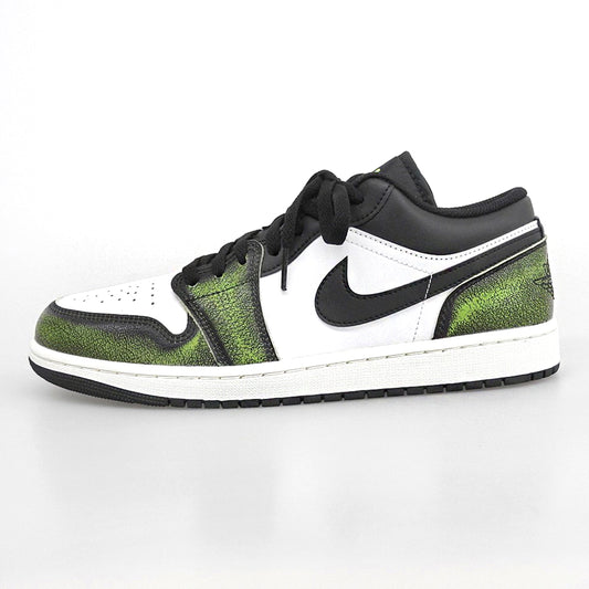 NIKE ナイキ 未使用 Air Jordan 1 Low Wear Away シューズ メンズ ホワイト/ブラック/グリーン 28.5cm シューズ