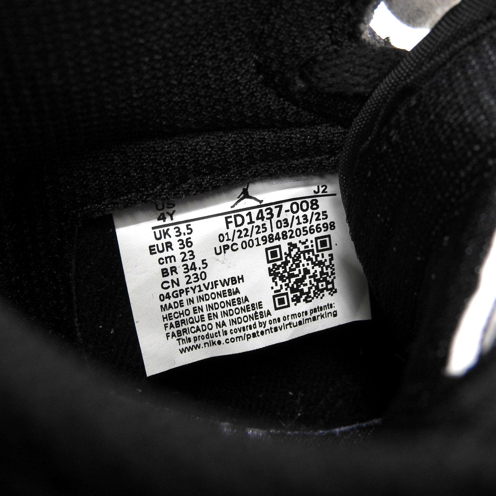 NIKE ナイキ 未使用 エア ジョーダン 1 レトロ HIGH OG GS シューズ キッズ レディース ブラック×オレンジ FD1437-008 シューズ