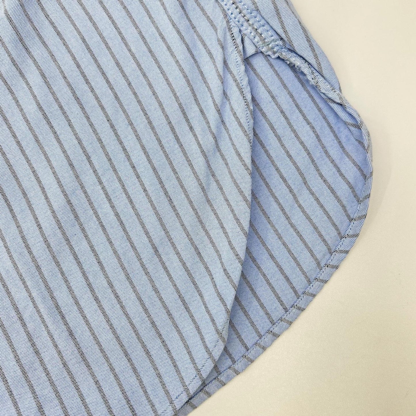 nanamica Nanamica SUGF352 Blue × Gray button-down striped wind shirt Tops