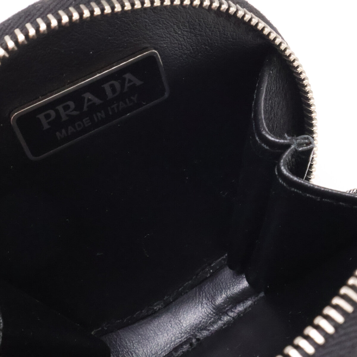 PRADA プラダ 【美品】1TL431 トライアングルロゴ ラウンド コインケース