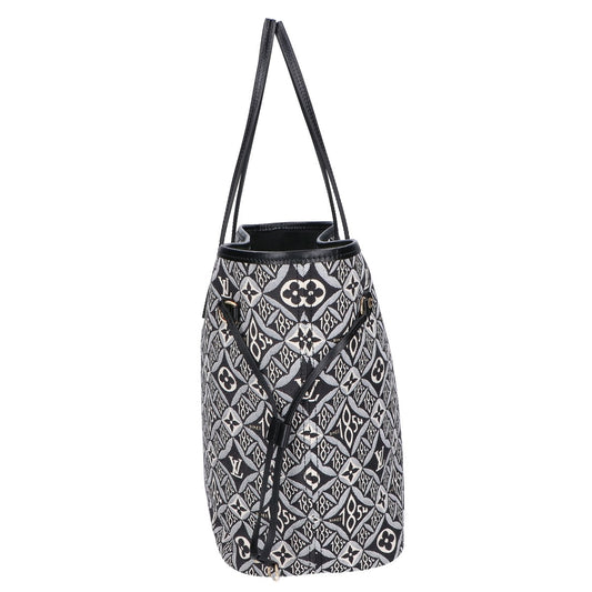 LOUIS VUITTON ルイヴィトン 新品同様 M57230 モノグラム・ジャガード Since1854 ネヴァーフル MM トートバッグ