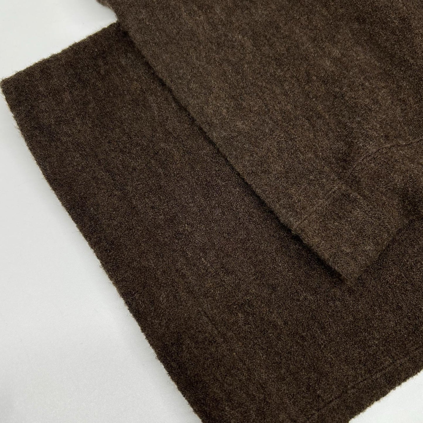 JURGEN LEHL Jurgen Lehl brown 100% wool relaxed pants bottoms