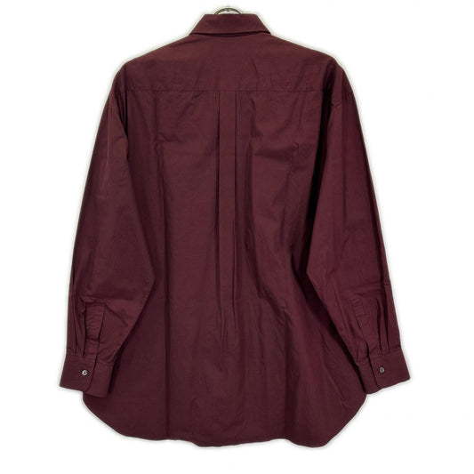 JURGEN LEHL ヨーガンレール ボルドー コットン100 スタンドカラー L/S シャツ トップス