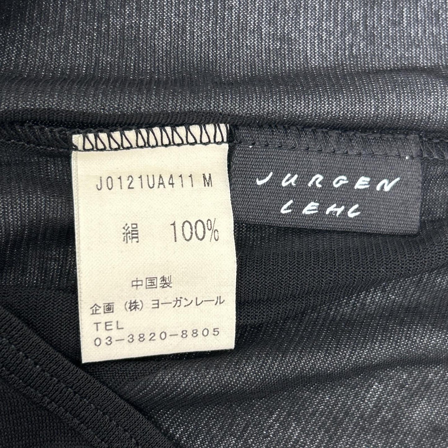 JURGEN LEHL ヨーガンレール ネイビー シルク100 ノースリーブワンピース ワンピース