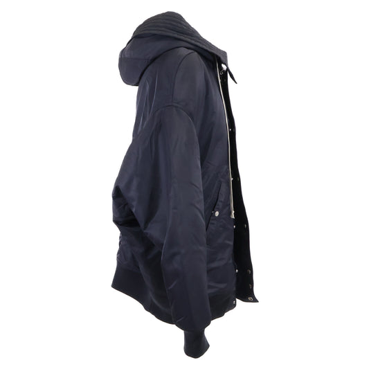 DARK SHADOW ダークシャドー 【美品】DU02C5765 Hooded Long Bomber Jacket 中綿入り フーテッド ロング ボンバージャケット ジャケット