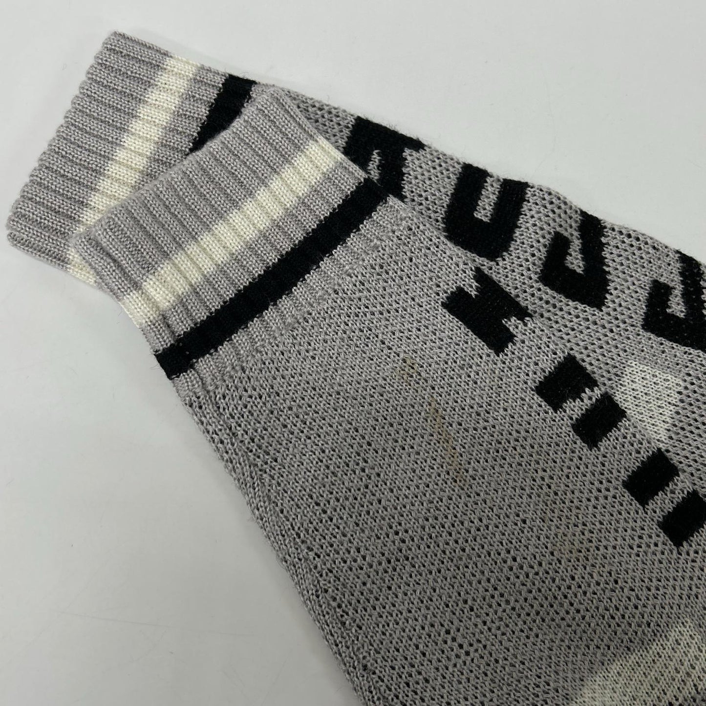 RUSSELUNO ラッセルノ グレー ロングスリーブ ニット トップス