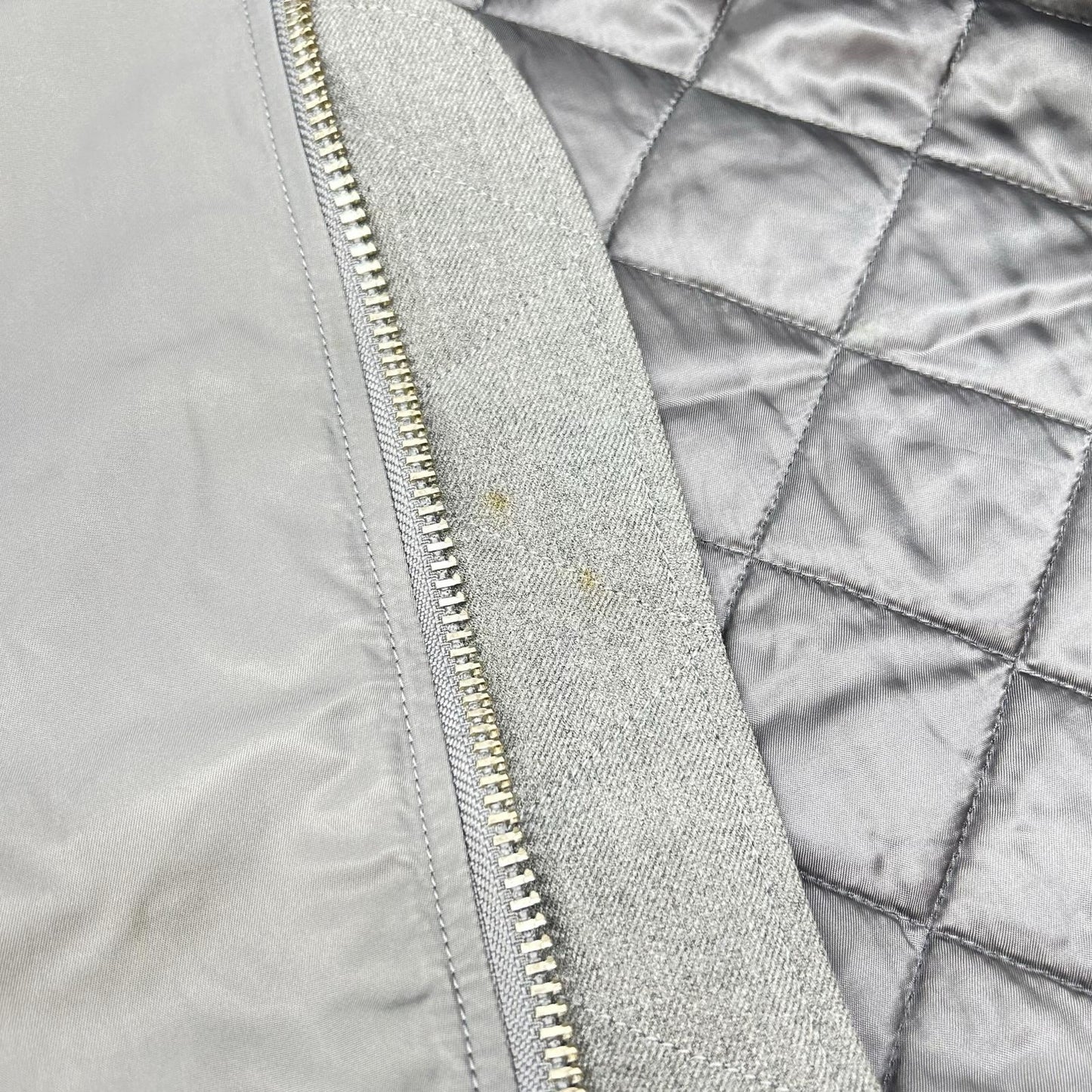 TARO HORIUCHI gray nylon flight jacket