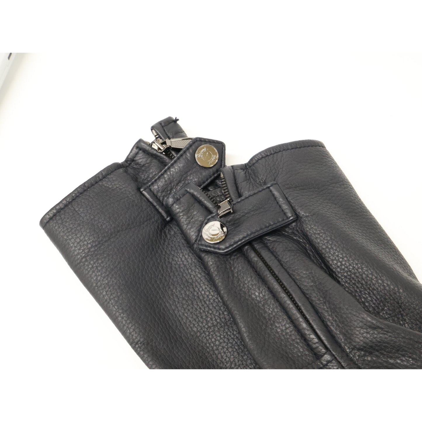 Brioni ブリオーニ 【美品】ディアスキン シングルライダースジャケット ジャケット