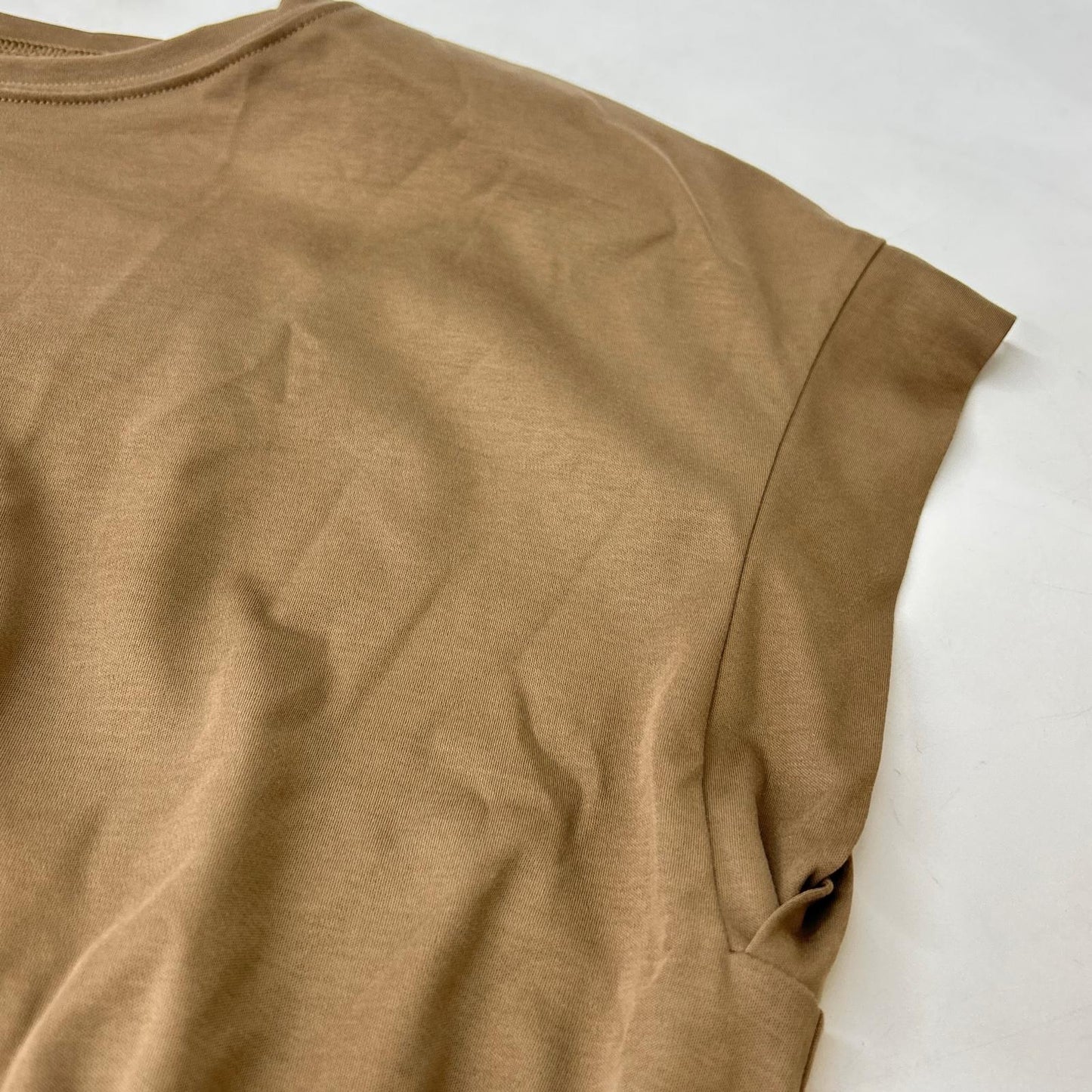 green label relaxing グリーンレーベルリラクシング ベージュ ッセンウエストタックフレンチスリーブワンピース ワンピース