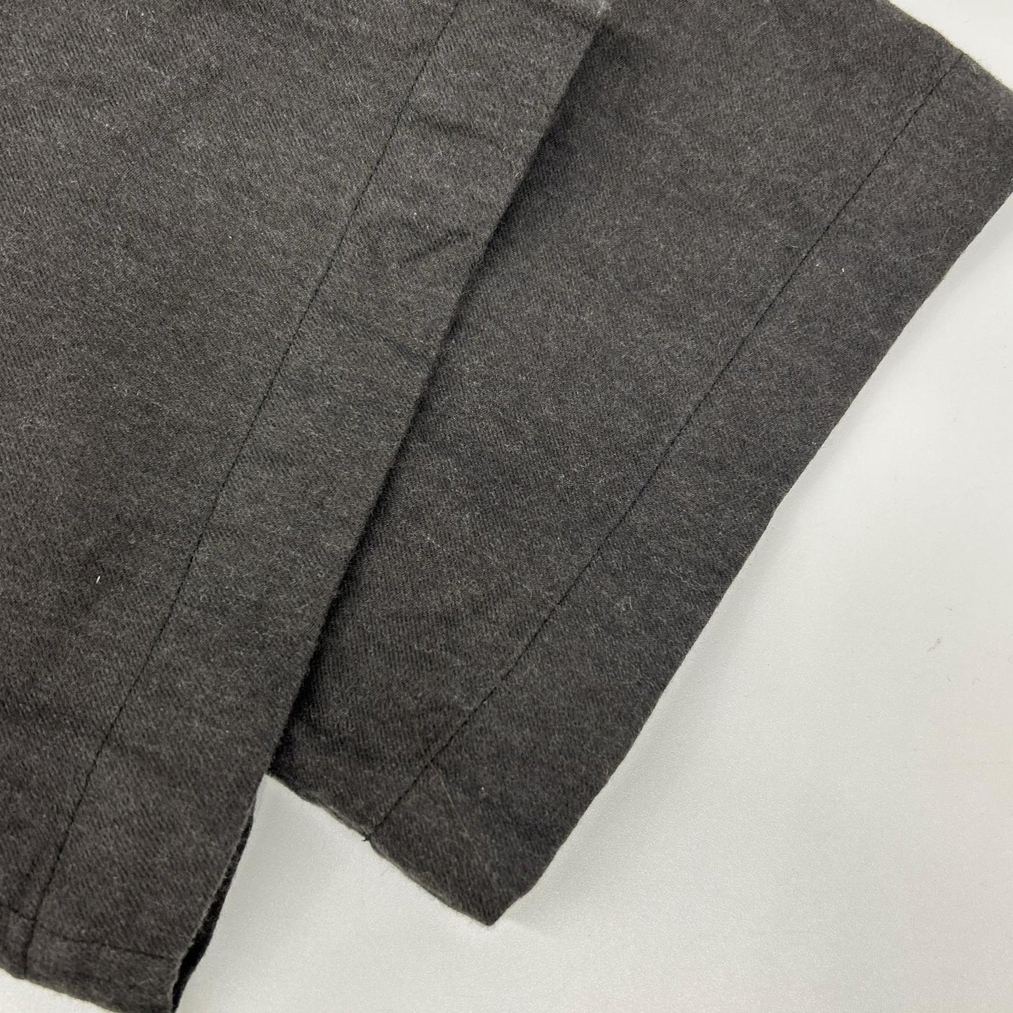 TOUJOURS Toujours Charcoal gray cotton × cashmere jumpsuit overalls Jumpsuit