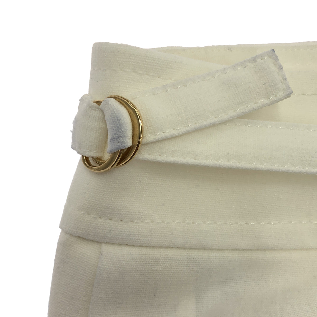 ANAYI Anayi Made in 2026 white dry slub shorts bottoms