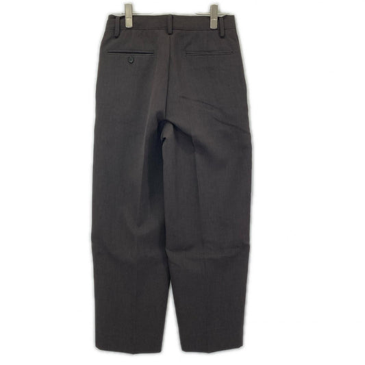 JANE SMITH ジェーンスミス 25WPT-#903S Brown Polyester Double-Cloth Slacks Slacks Bottoms