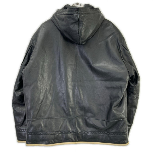SINACOVA Sinacova 7853260 Black Lamb Leather Zip Jacket Jacket