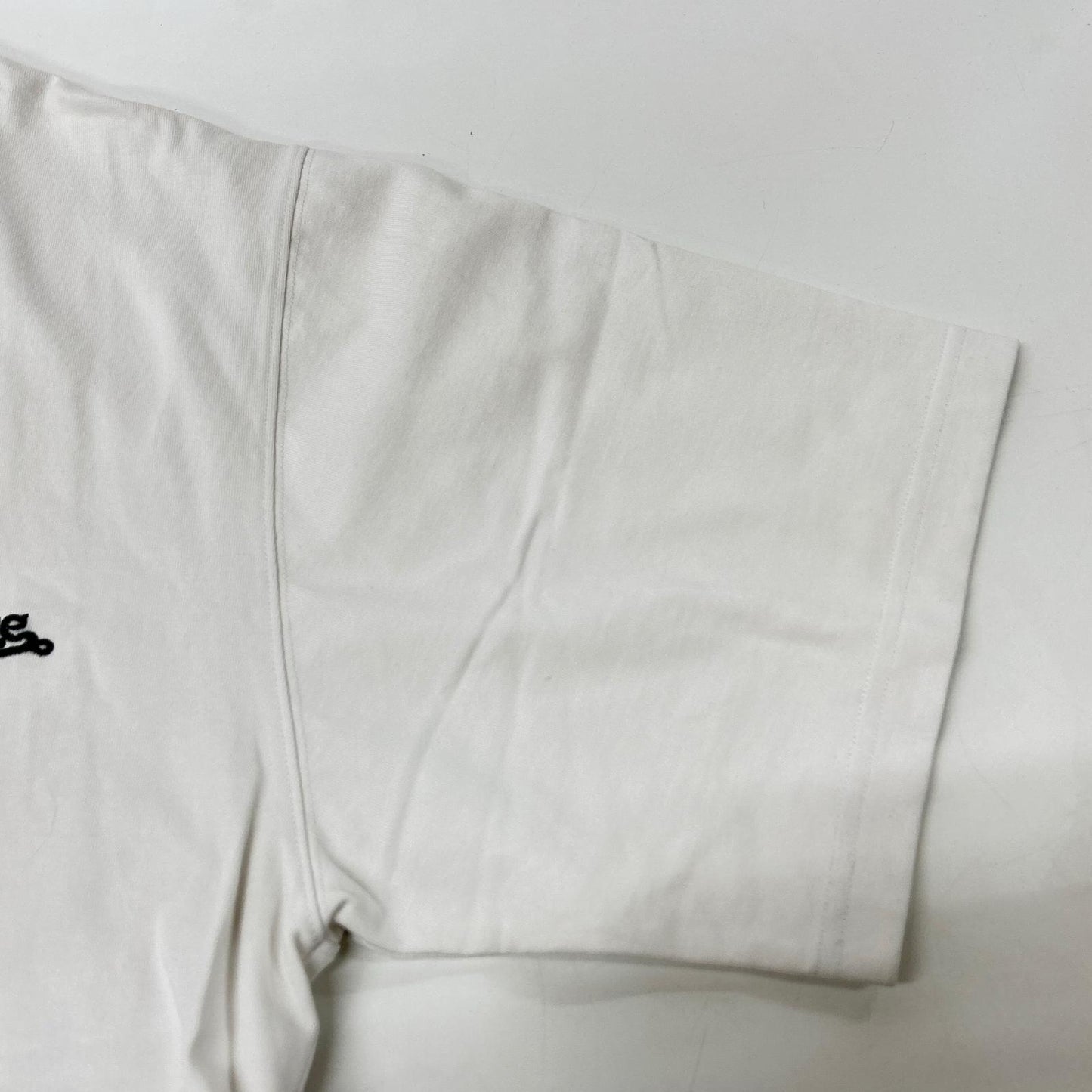 WE11DONE ウェルダン WD-TP7-20-100 ブラック×ホワイト オーバーサイズ Tシャツ トップス