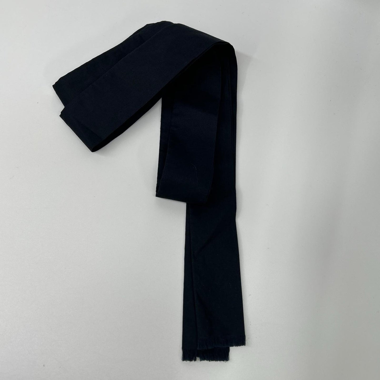 HERMES Hermès Navy Cotton Hidden-Button Bow-Tie Shirt Top