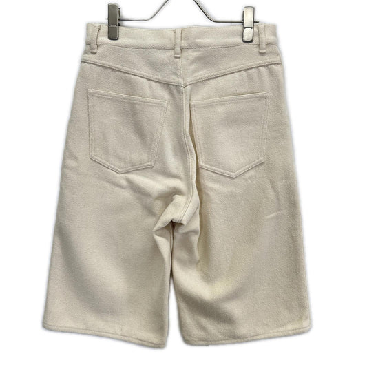 AURALEE オーラリー A26SP04SD アイボリー SILK NEP WIDE SHORTS パンツ ボトムス
