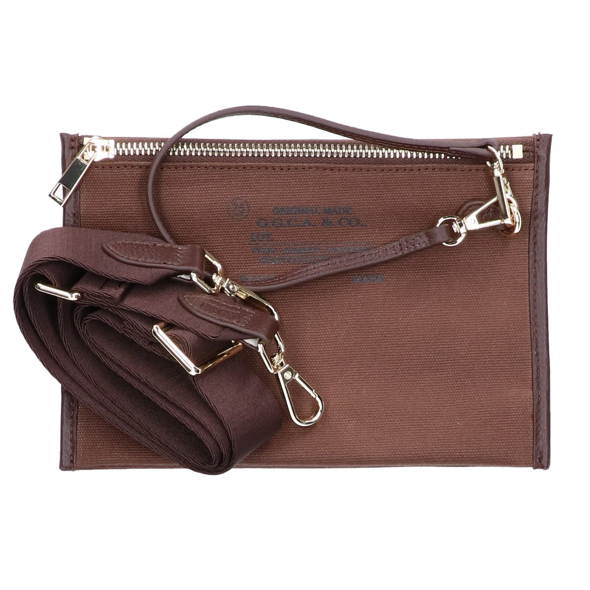 GOODGRIEF グッドグリーフ 【美品】DRAWSTRING キャンバス/レザー ドローストリング ハンドバッグ