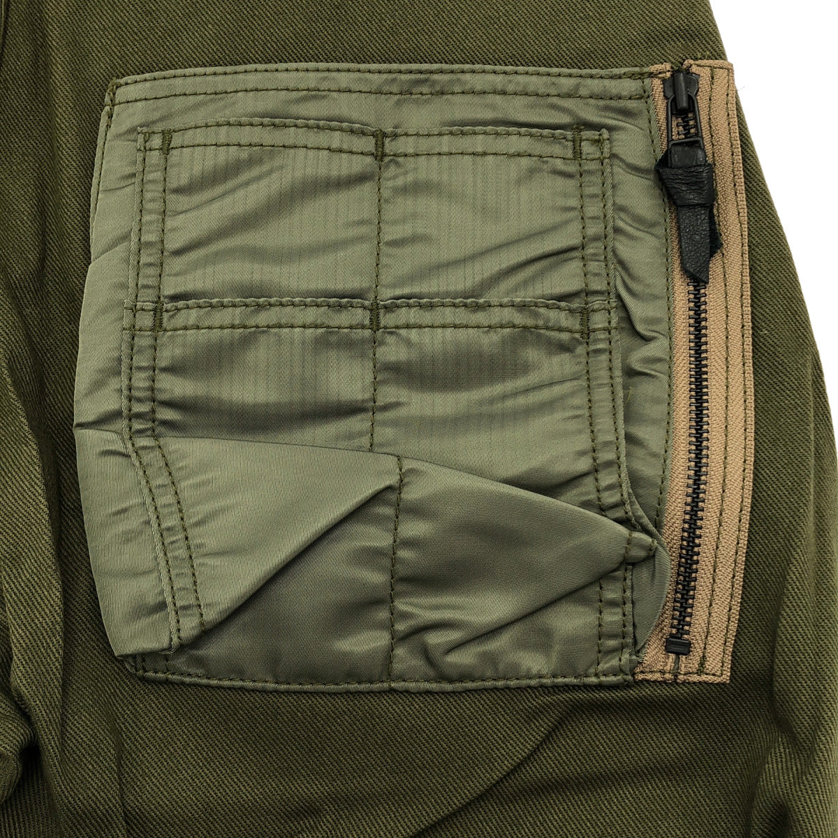KOJIMA GENES 児島ジーンズ インディゴ×カーキ U.S. AIR FORCE デニム ボトムス
