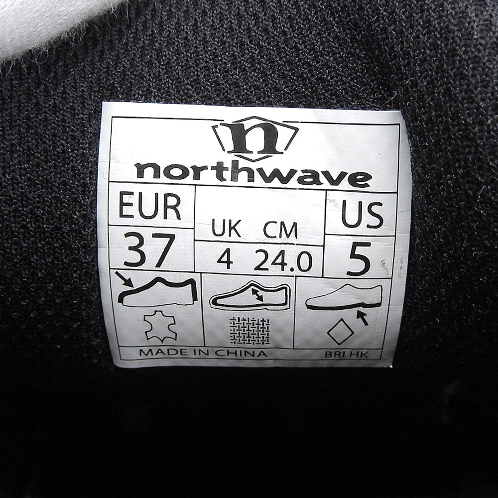 NORTHWAVE ノースウェーブ 美品 エスプレッソスウェード ローカットスニーカー シューズ レディース レッド 37 シューズ
