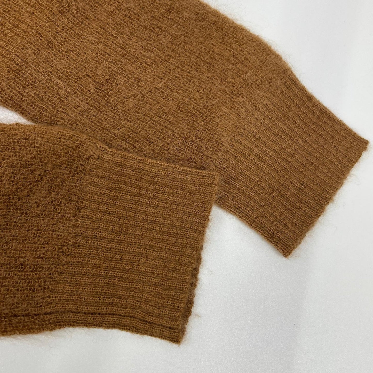 MAXMARA STUDIO マックスマーラスタジオ 63460429 6 75 ブラウン スパンコール モヘア カーディガン トップス
