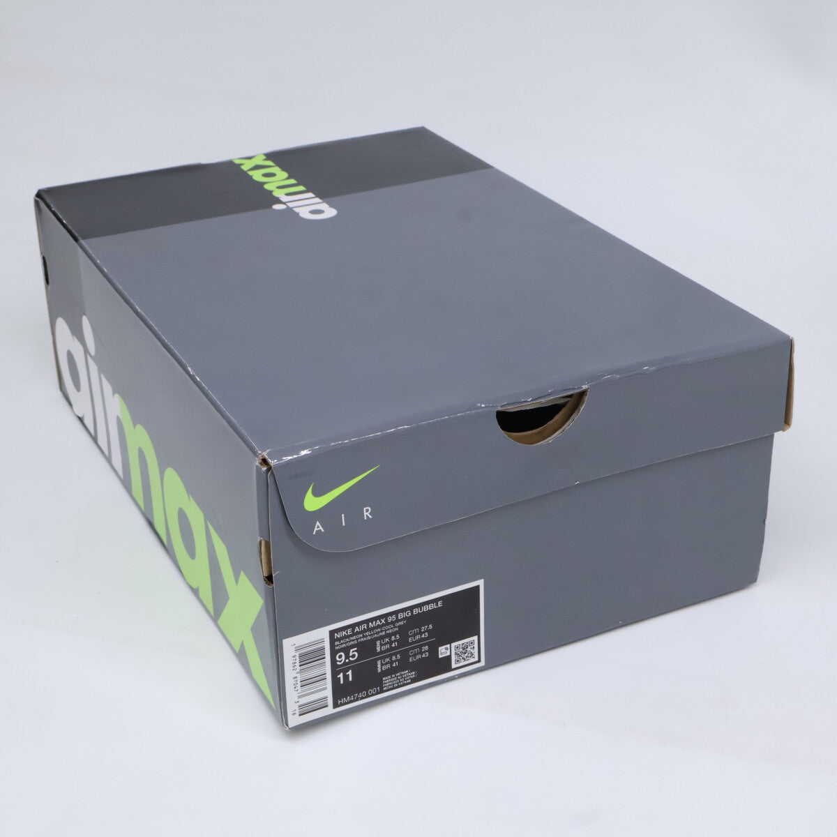 NIKE ナイキ 【美品】HM4740-001 AIR MAX 95 BIG BUBBLE エア マックス 95 オリジナル スニーカー シューズ